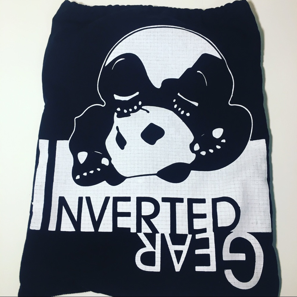 Inverted gear bag lightly used